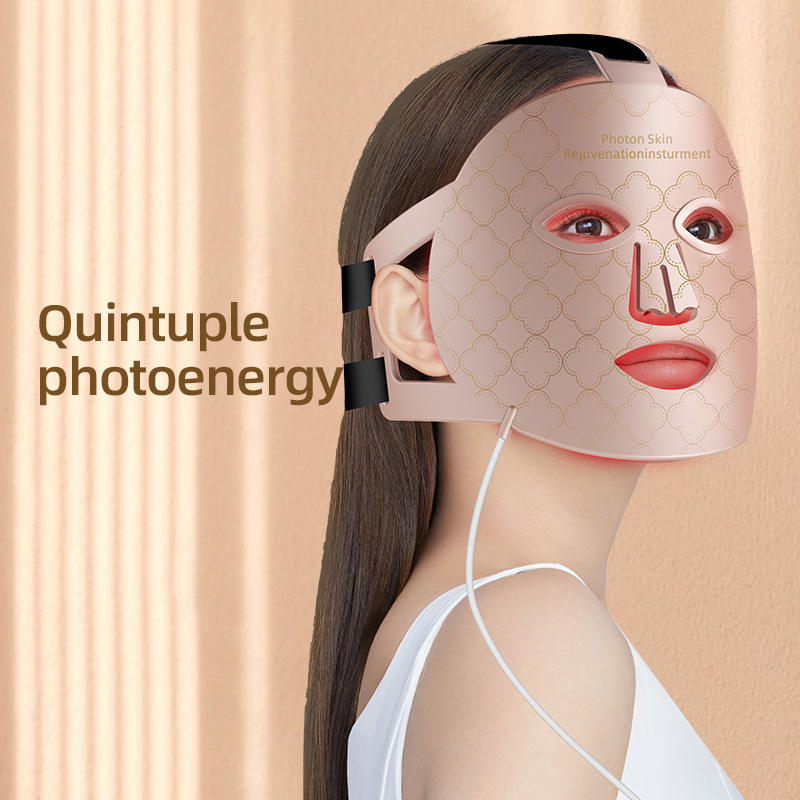 8 Color Skin Care LED Mask with quintuplet-photoenergy