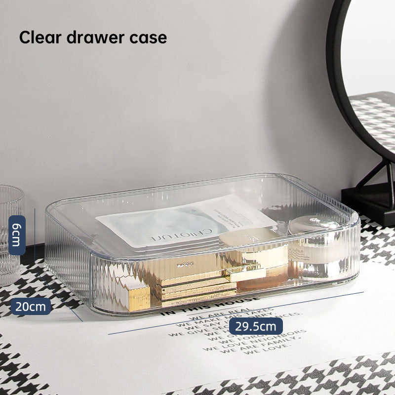 Cosmetics Storage Box Desktop Dressing Table Acrylic Drawer Type Lipstick Skincare Product Shelf